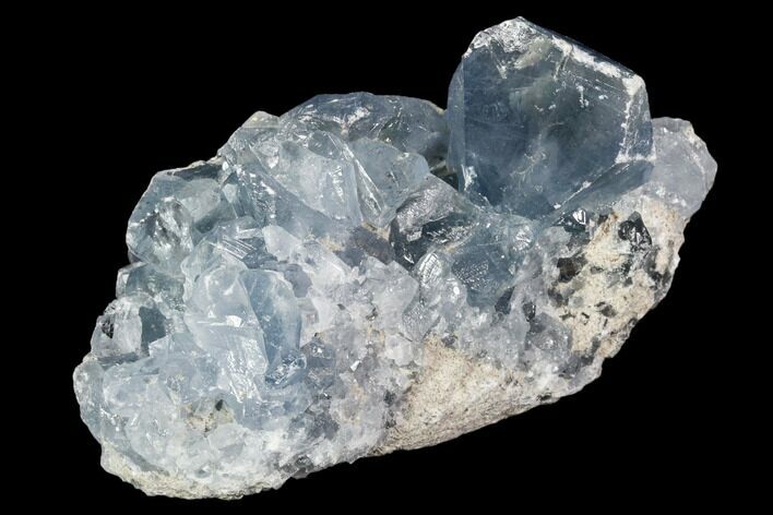 Sky Blue Celestine (Celestite) Crystal Cluster - Madagascar #106680